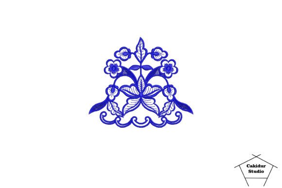 Blue Pentagon: An Artistic Floral for Personalized Gifts