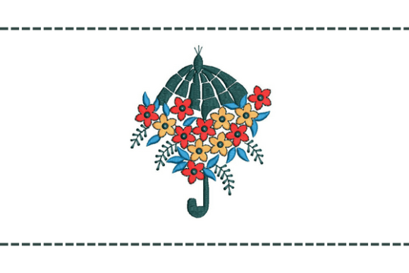 Creative Floral Umbrella: Sweatshirt Design Review