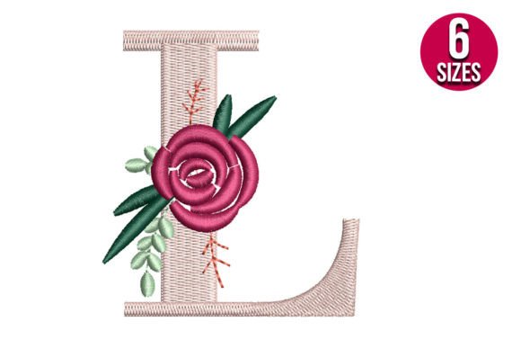 Floral Alphabet L Letter: Boutique Apparel Review