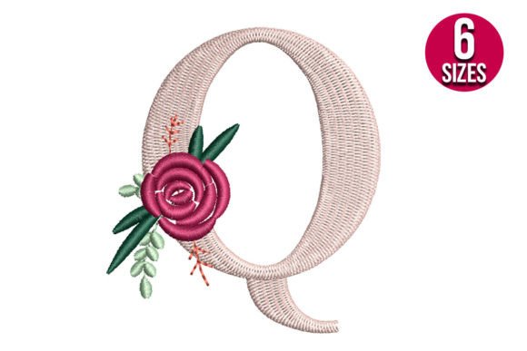 Floral Alphabet Q Letter: Sweatshirt Design Review