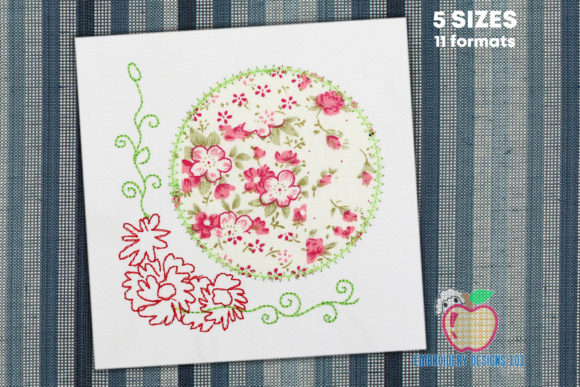 Floral Design with Circle Applique Review