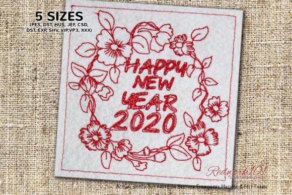 Floral Frame with Happy New Year: A Designer Review