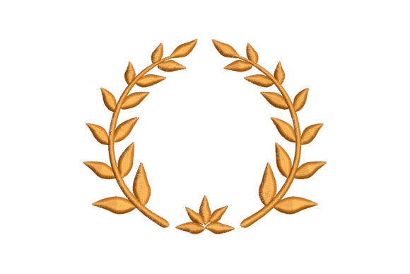 Laurel Wreath: Elegant Embroidery for Craft Fairs